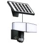 B-Ware LED Solar Strahler mit Bewegungsmelder Dämmerungssensor Leuchtdauer- und - Schwarz