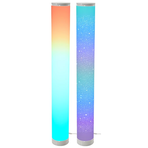 DIY LED Digitale Lichtsäule Stehlampe Standleuchte Stehleuchte ca. 103cm hoch dimmbar Farbwechsel