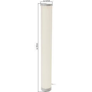 DIY LED Digitale Lichtsäule Stehlampe Standleuchte Stehleuchte ca. 103cm hoch dimmbar - Glatt