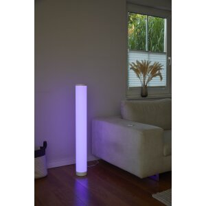 DIY LED Digitale Lichtsäule Stehlampe Standleuchte Stehleuchte ca. 103cm hoch dimmbar - Glatt