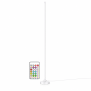 LED Stehlampe Ecklampe mit Fernbedienung integriertem Soundsensor digitale RGBs + Warmweiß