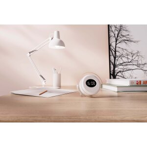 LED Lampe Digitaluhr Bewegungsmelder Nachtlicht Touch Steuerung Aufhängung 500mAh Akku