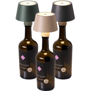 LED Akku Flaschenlampe Tischleuchte mit Touchsensor...