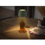LED Akku Tischlampe Flaschenlampe Tischleuchte mit Touchsensor 3000mAh Akku 200lm - olivegrün