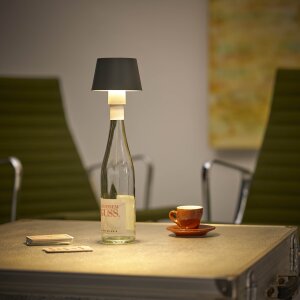 LED Akku Tischlampe Flaschenlampe Tischleuchte mit...