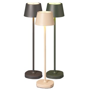 LED Akku Tischlampe mit Ladestation max. 45cm hoch mit...
