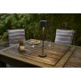 LED Akku Tischlampe mit Ladestation max. 45cm hoch mit 3000mAh Akku 200lm warmweißes Licht (3000K) olivegrün