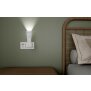 2er-Set LED Steckdosen Nachtlicht Taschenlampe Weiß Wandleuchte - Taschenlampe 1 2er-Set