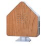 Naturgeräuschebox Vogel Gesang Vogelzwitscher Box Echtholz unsichtbarer HF - Haus Kirschholz