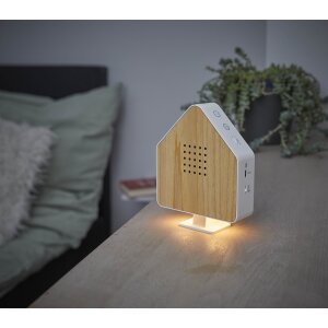 Naturgeräuschebox Vogel Gesang Vogelzwitscher Box Echtholz unsichtbarer HF - Haus Weißesche Holz