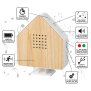 Naturgeräuschebox Vogel Gesang Vogelzwitscher Box Echtholz unsichtbarer HF - Haus Weißesche Holz