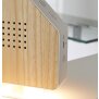 Naturgeräuschebox Vogel Gesang Vogelzwitscher Box Echtholz unsichtbarer HF - Haus Weißesche Holz