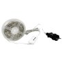LED Effektlichterkette mit Musiksensor 100 LEDs für Innen und Außen 10m Länge 5m - Transparent