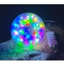 LED Effektlichterkette mit Musiksensor 100 LEDs für Innen und Außen 10m Länge 5m - Transparent