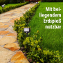 LED Batterie Strahler Fluter Sicherheitsleuchte 6er Set mit Funk-Aktivierung Bewegungsmelder