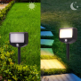 LED Batterie Strahler Fluter Sicherheitsleuchte 6er Set mit Funk-Aktivierung Bewegungsmelder