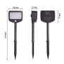 LED Batterie Strahler Fluter Sicherheitsleuchte 6er Set mit Funk-Aktivierung Bewegungsmelder