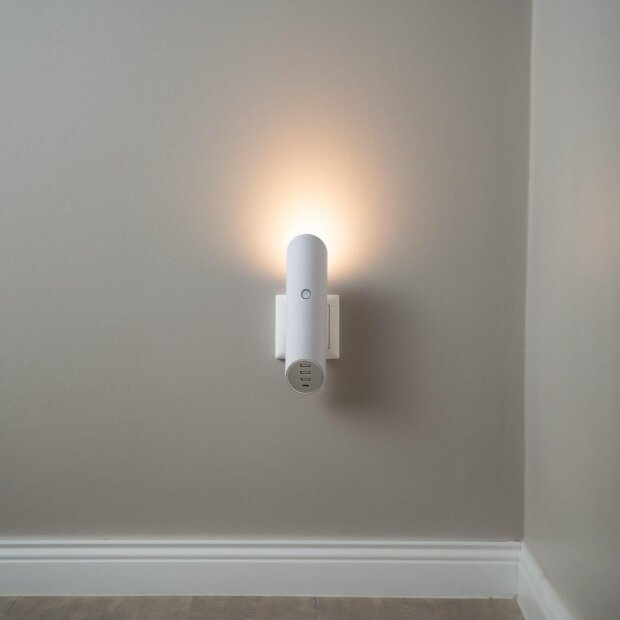 Spotlight Wallcharger mit 4 USB-Ports dimmbares Spotlight schneller & sicherer Ladeadapter