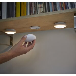 3er LED Spots Wiederaufladbar Beleuchtungs Set Unterbau Küchenlampe - 3er Wiederaufladbar
