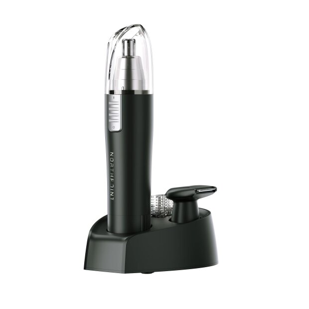 B-Ware 3-in-1 Nasenhaartrimmer und Augenbrauentrimmer batteriebetrieben spritzwassergeschützt
