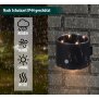 LED Solar Wandleuchte mit Bewegungsmelder Up & Down-Technik, Warmweiß, Ideal für - Zylinder