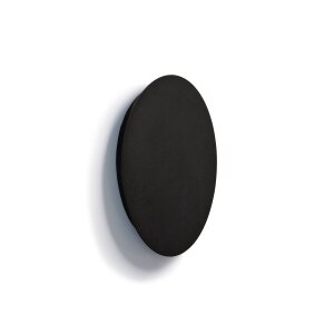 B-Ware LED Design Wandleuchte Backlight Schwarz Ø35cm Deckenlampe indirektes Licht - Schwarz L