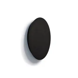 B-Ware LED Design Wandleuchte Backlight Schwarz Ø35cm Deckenlampe indirektes Licht - Schwarz L