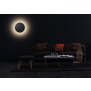 B-Ware LED Design Wandleuchte Backlight Schwarz Ø35cm Deckenlampe indirektes Licht - Schwarz L