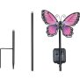 LED Solar Gartenstäbe Außenbereich automatische Beleuchtung umweltfreundlich - Schmetterling