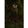 LED Solar Gartenstäbe Außenbereich automatische Beleuchtung umweltfreundlich - Schmetterling