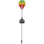 LED Solar Gartenstäbe Außenbereich automatische Beleuchtung - Heißluftballon Regenbogen