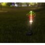 LED Solar Gartenstäbe Außenbereich automatische Beleuchtung - Heißluftballon Regenbogen