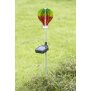 LED Solar Gartenstäbe Außenbereich automatische Beleuchtung - Heißluftballon Regenbogen
