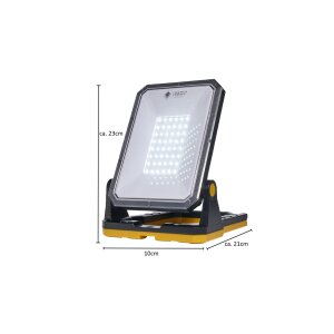 Multi Akku LED Baustrahler Arbeitsstrahler 3000 Lumen 6500 Kelvin IP20 dimmbar max. 30W kompatibel