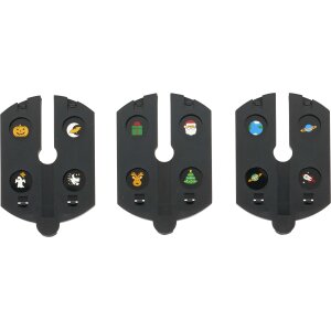 LED Projektor mit Stativ Nachtlicht Schlummerleuchte Kinderzimmer Dekoleuchte Batterie USB