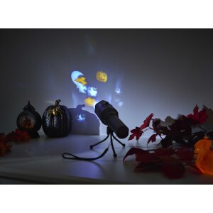 LED Projektor mit Stativ Nachtlicht Schlummerleuchte Kinderzimmer Dekoleuchte Batterie USB
