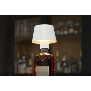 B-Ware 3in1 LED Tischlampe Flaschenleuchte max. 45cm hoch mit 3000mAh Akku 200lm warmweißes Licht
