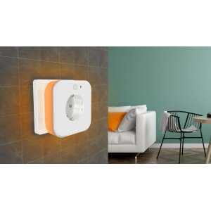 B-Ware Northpoint LED Nachtlicht mit Dimmfunktion 1600 K und Steckdose