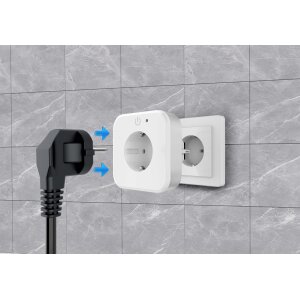 B-Ware Northpoint LED Nachtlicht mit Dimmfunktion 1600 K und Steckdose