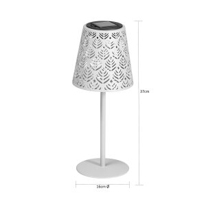 LED Solar Metal Tischleuchte Dekolampe...