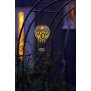 LED Solar Metall Heißluftballon LED Windlicht Dekolampe Dämmerungssensor Schattenspiel - grün