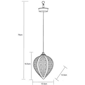 LED Solar Metall Hängeleuchte LED Windlicht Dekolampe Dämmerungssensor Schattenspiel - Grün