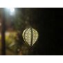 LED Solar Metall Hängeleuchte LED Windlicht Dekolampe Dämmerungssensor Schattenspiel - Grün