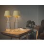 2er-Set LED Akku Tischlampe Flaschenlampe Tischleuchte mit Touchsensor 3000mAh Akku - 2er-Set beige
