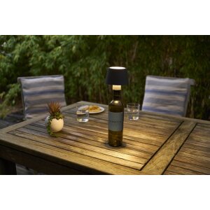 2er-Set LED Akku Tischlampe Flaschenlampe Tischleuchte mit Touchsensor 3000mAh - 2er-Set olivegrün