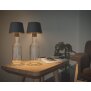2er-Set LED Akku Tischlampe Flaschenlampe Tischleuchte mit Touchsensor 3000mAh Akku - 2er-Set grau