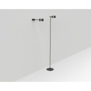 Northpoint 3-in-1 LED Akku Leselampe – Dimmbar Flexibel als Steh- Tisch- & Wandleuchte Warmweißes Licht (3000K) Innen & Außen Höhenverstellbar bis 120 cm schwarz