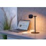 3-in-1 LED Akku Stehlampe  Dimmbar Flexibel als Steh- Tisch- & Wandleuchte Warmweißes - schwarz