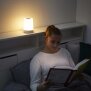 B-Ware LED Tischleuchte Tischlampe in Silber mit Touch-Taste Dimmfunktion Farbwechsel Ladeports Memoryfunktion Abschaltautomatikfunktion