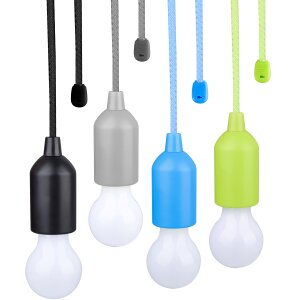 RGB LED Ziehlampe mit Fernbedienung, Timer & Batterie...